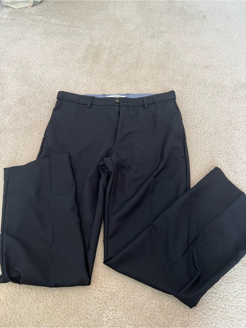 Amazon Essentials Men's Black Dress Pants - Straight Leg